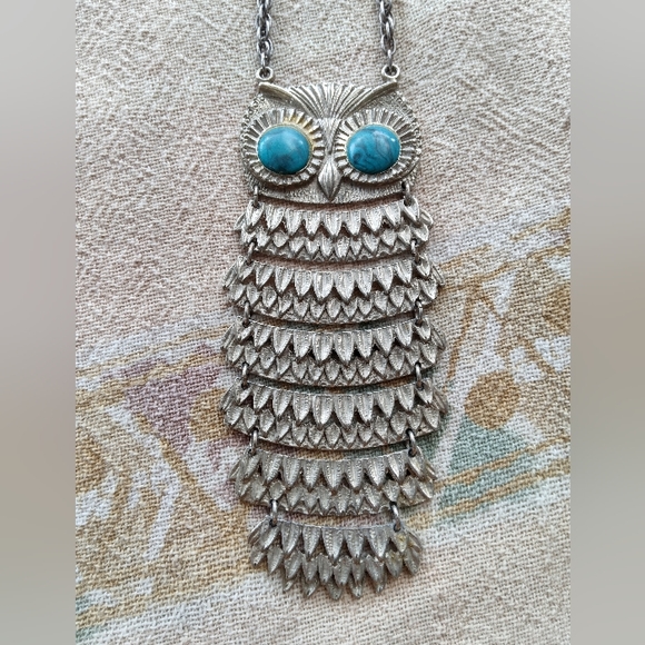 Avon Jewelry - Vintage Avon Owl Statement Necklace